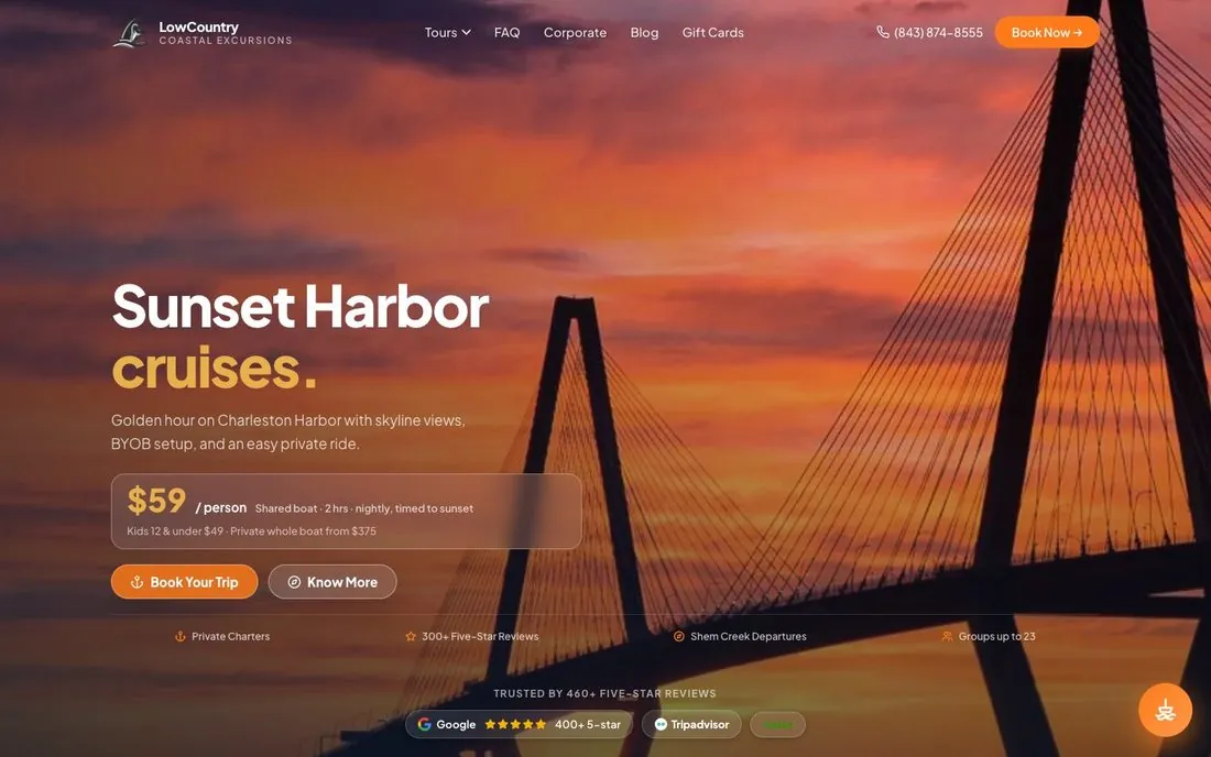 Charleston Shark Teeth Hunting homepage, Fossil charters, Charleston